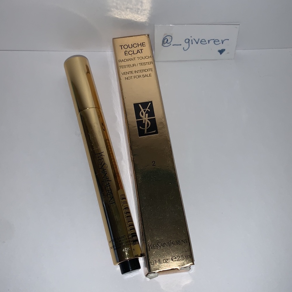 02 Luminous Ivory NIB Touché Eclat YSL Radiant Touch Concealer